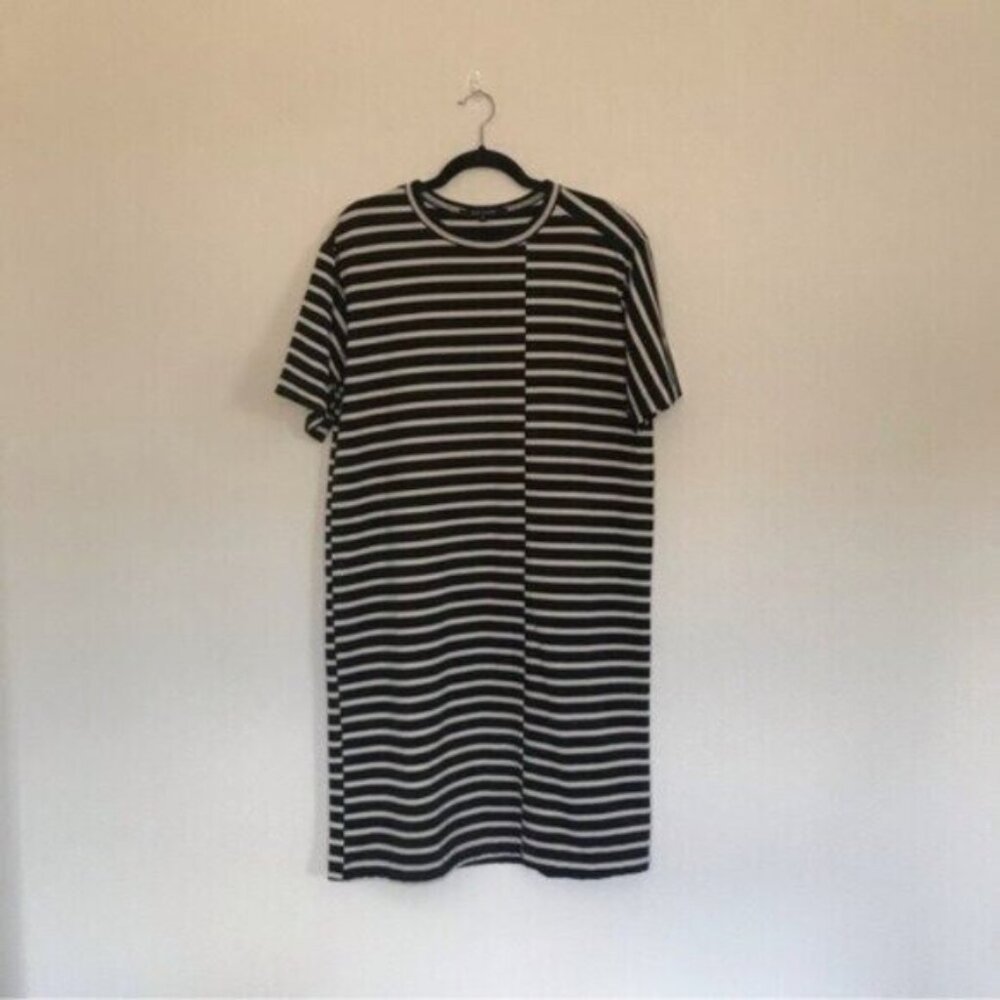 Sofie D'Hoore Black Oversized T-Shirt Dress Small EUC